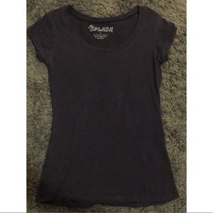 Splash dark blue t shirt